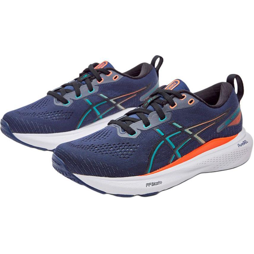 ASICS Gel Kayano 31 низкие детские беговые кроссовки dark blue kids — фото 3