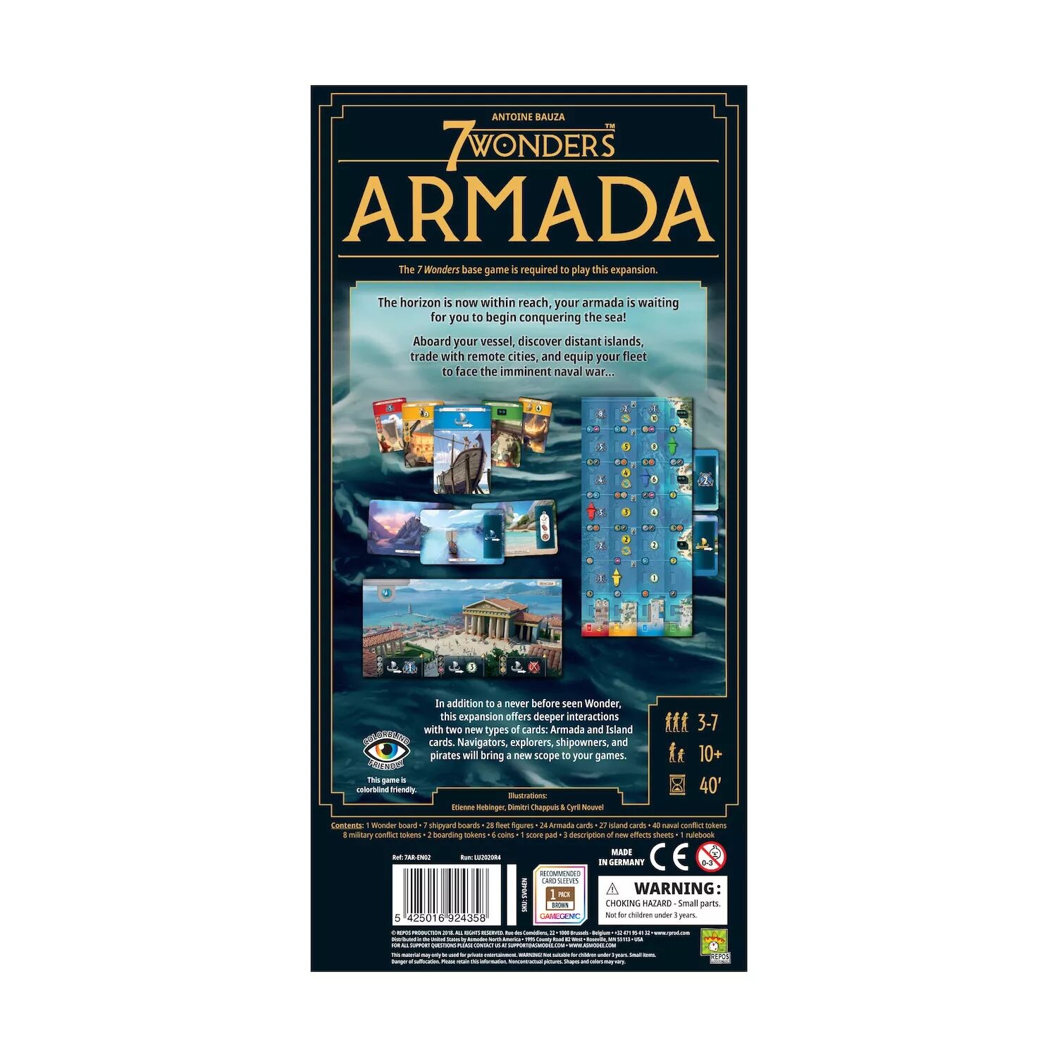 Настольная игра Repos Production 7 Wonders: Armada Expansion (новое издание) Repos Production — фото 2