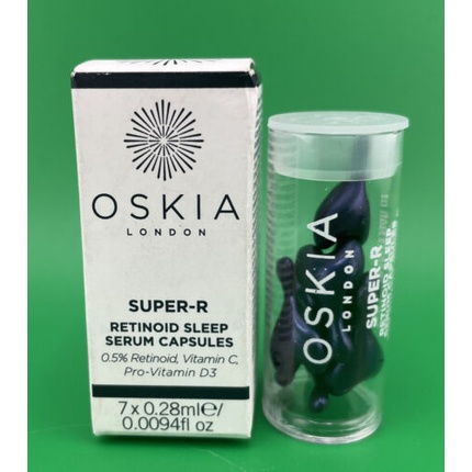 

Сыворотка для сна Super-R Retinoid, 7 капсул по 0,28 мл – ночное обновление кожи Oskia