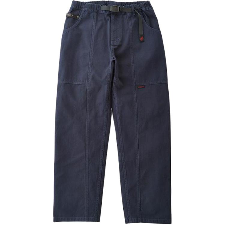 

Брюки с поясом прямого кроя Gramicci, темно-синий/темно-синий