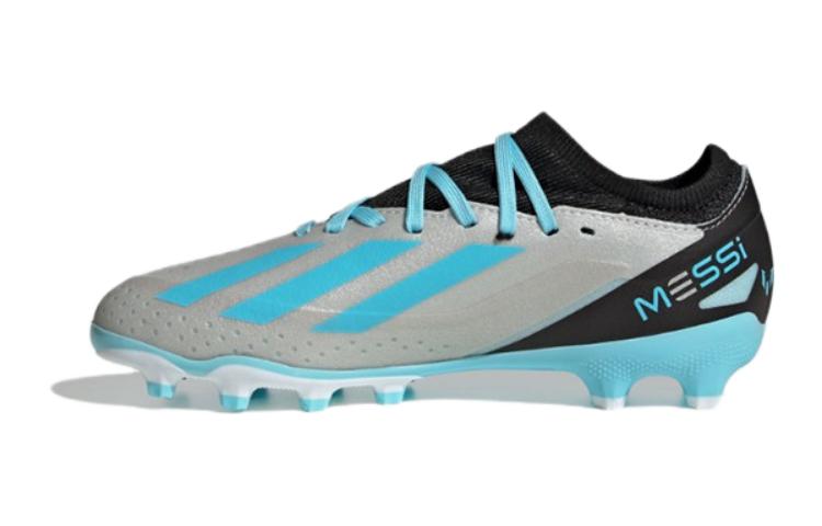 

Adidas Футбольные бутсы детские X Crazyfast.3 Messi Slip Low Top серо-синие