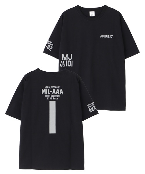 

Футболка с коротким рукавом, крой SMJ 101, бренд Avirex, черный