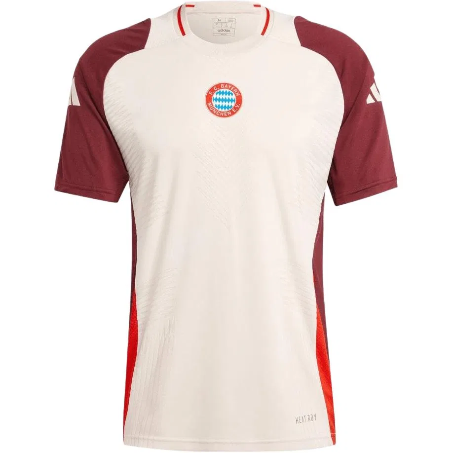 Футболка ретро Tiro 24 Pro FC Bayern FW24 мужская из льна, темно-красная Adidas, Linen Dark Red