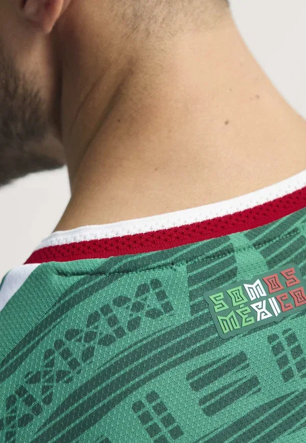 Футболка Adidas Performance Mexico 26 home authentic national team wear, ярко-зеленый — фото 3