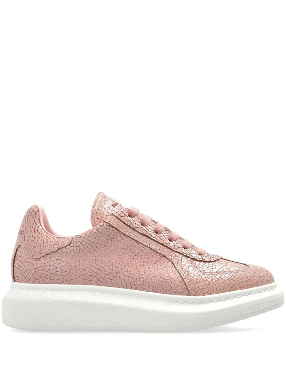 Alexander McQueen кожаные кроссовки, розовый