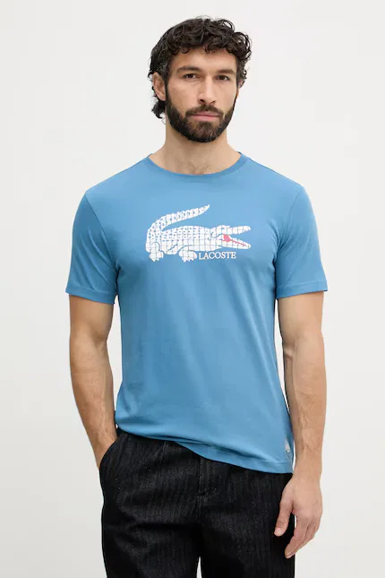 Футболка с технологией ULTRA DRY ROLAND GARROS Lacoste, синий