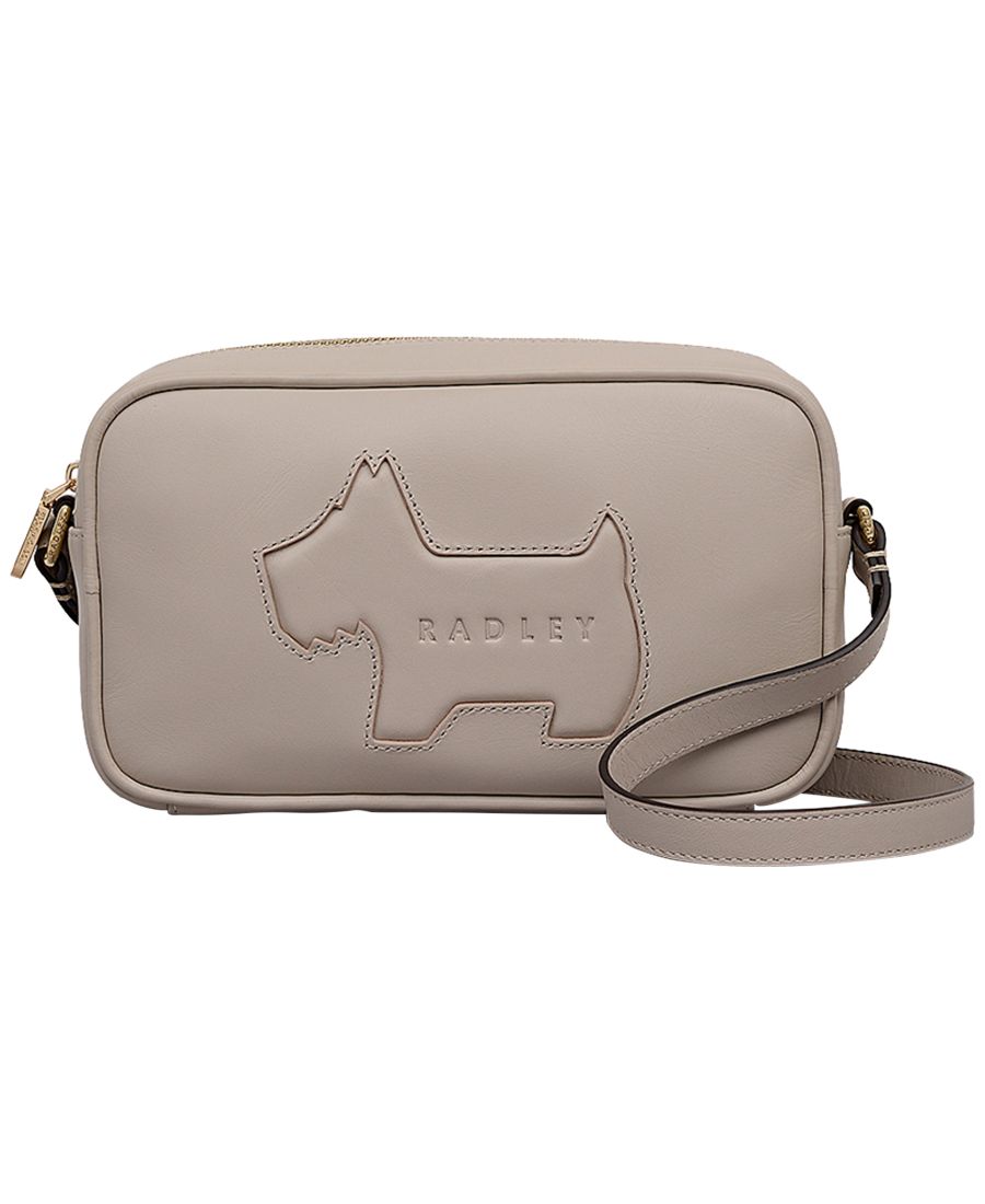 

Сумка через плечо Hadley Lane Applique Dog Small Zip Top Crossbody Bag Radley London, Porcini