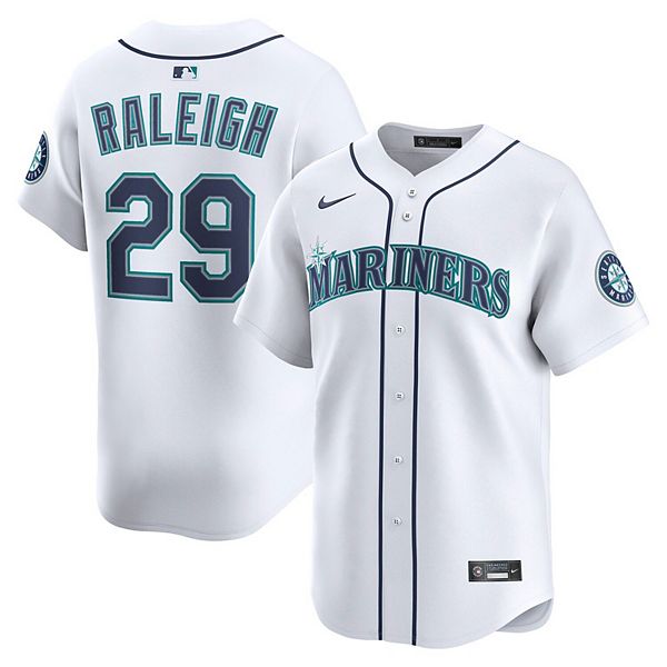 

Мужская футболка Cal Raleigh Seattle Mariners Home Limited Nike