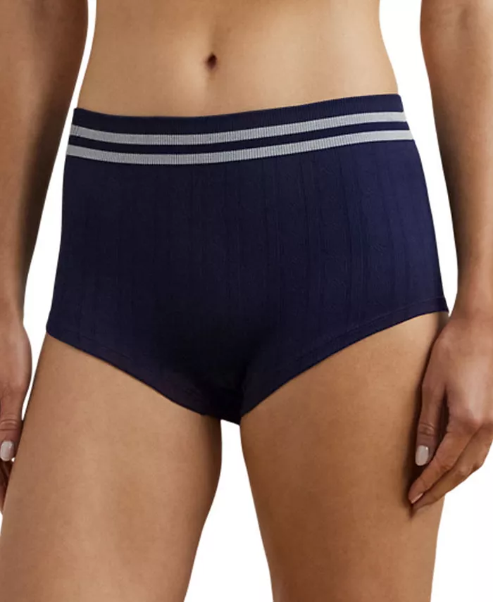 

Женские трусы Cricket с кабельной текстурой, модель 4L0191 Lauren Ralph Lauren, синий