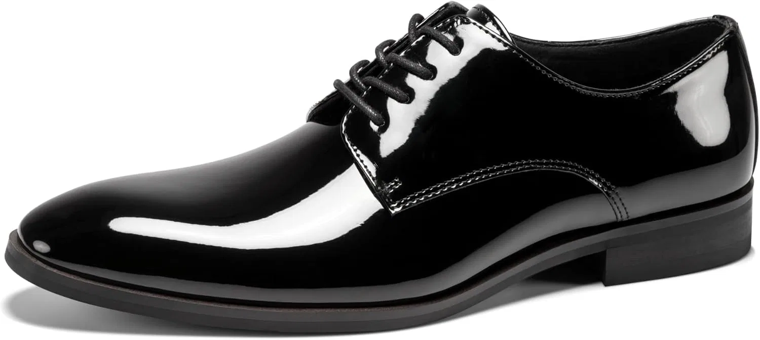 Мужские туфли Kenneth Cole Reaction Hogart Oxford, Black (Black Varnish)