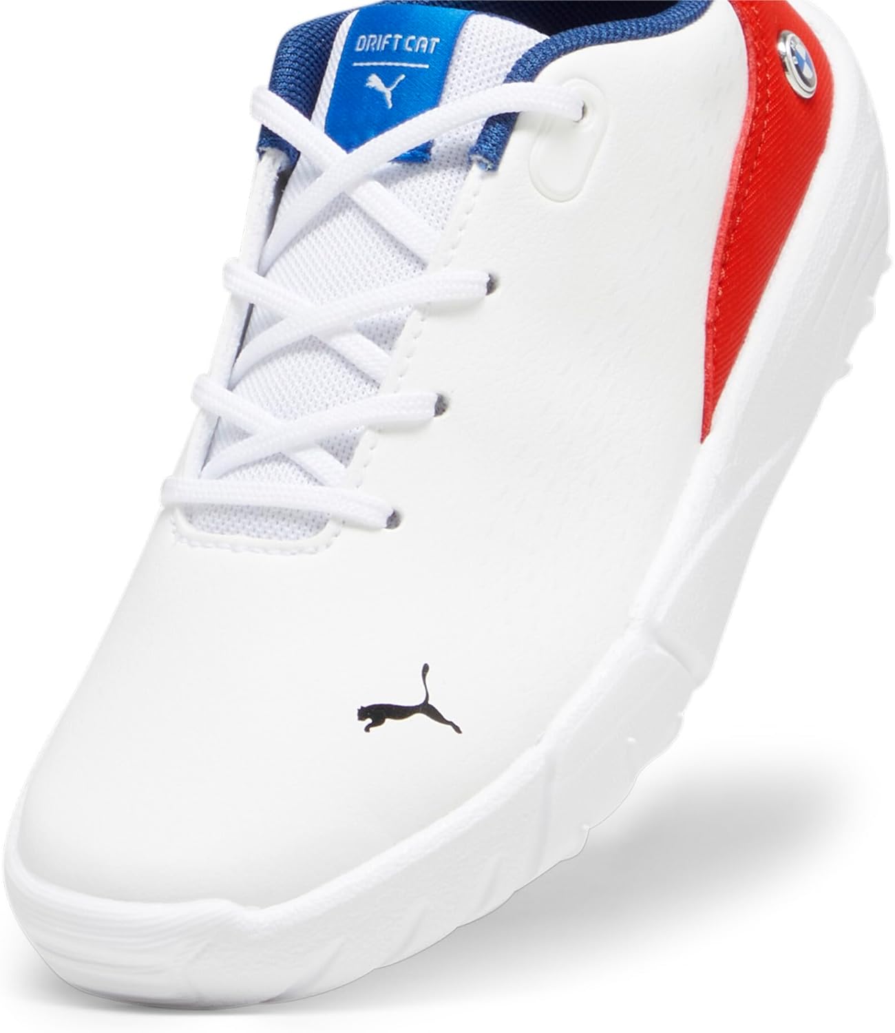 Кроссовки PUMA для детей и взрослых BMW M Motorsport Drift Cat с альтернативной застежкой, Puma White-pro Blue — фото 4