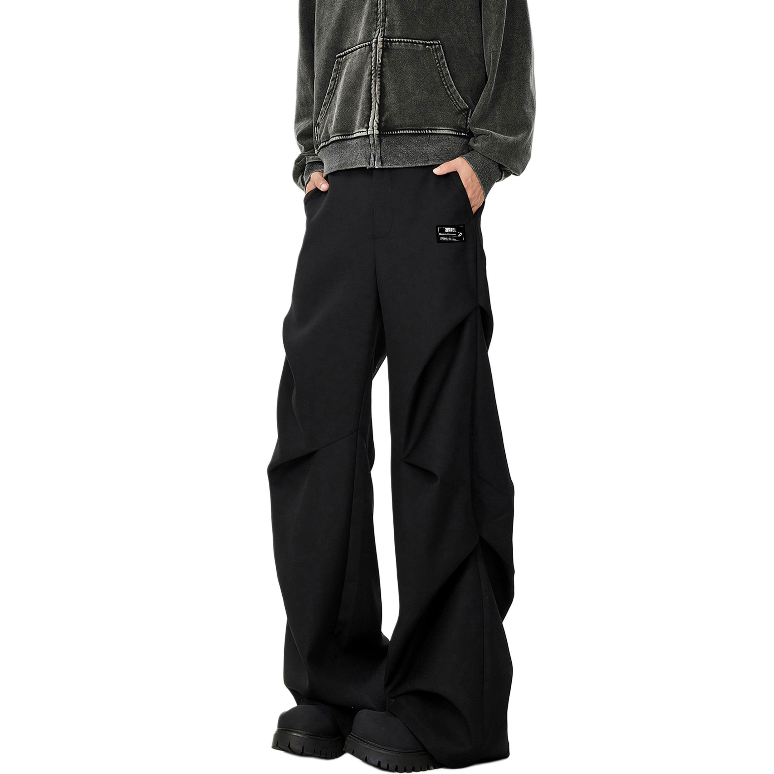 

ZIAREL Брюки костюмные Unisex Black с съемным логотипом Moderate