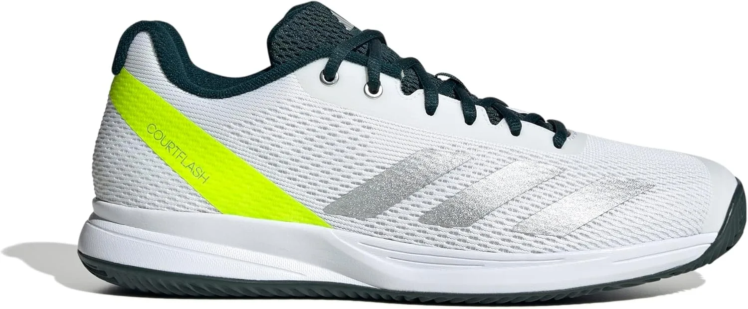 Мужские теннисные кроссовки Courtflash Speed 2 adidas, металлический — фото 2