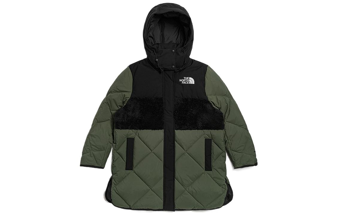 

Пуховик женский зеленый The North Face