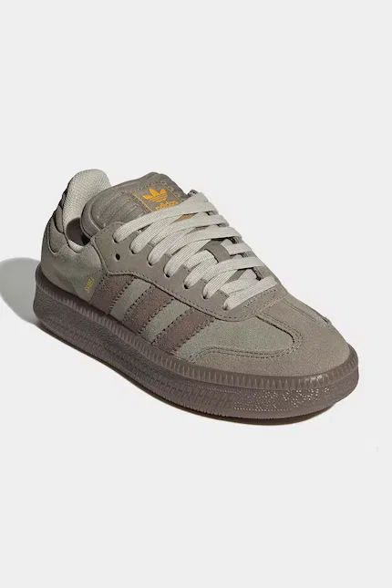Кроссовки детские SAMBA XLG Adidas Originals, зеленый — фото 2