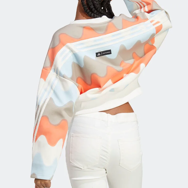 

Adidas MARIMEKKO Свитшот Women's Coral Powder Crew Neck Moderate Regular, Синий, Adidas MARIMEKKO Свитшот Women's Coral Powder Crew Neck Moderate Regular