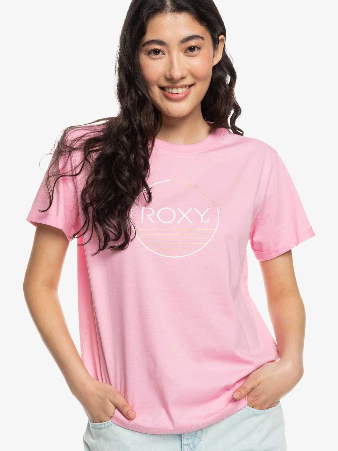 

Футболка Roxy NOON OCEAN, розовый