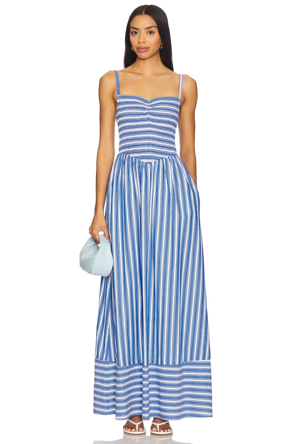 

Dixie макси-платье Show Me Your Mumu, coastal blue stripe