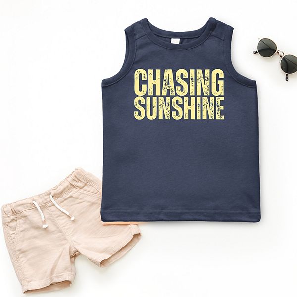 Футболка Chasing Sunshine Block для малышей The Juniper Shop, Navy — фото 3