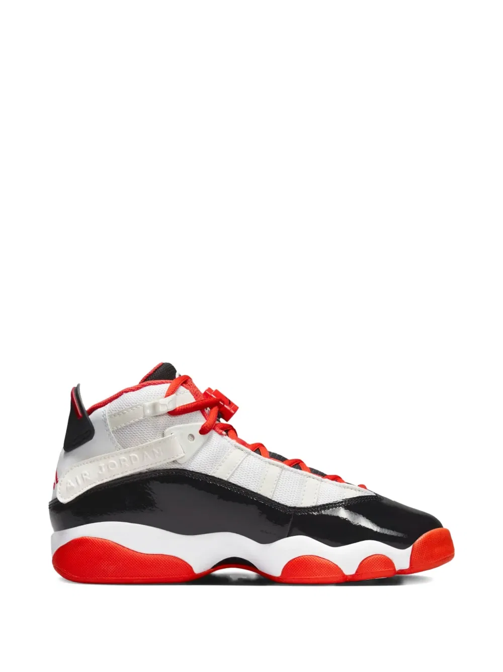 Кроссовки Air Jordan 6 Rings LGS из кожи Jordan Kids, красный — фото 2