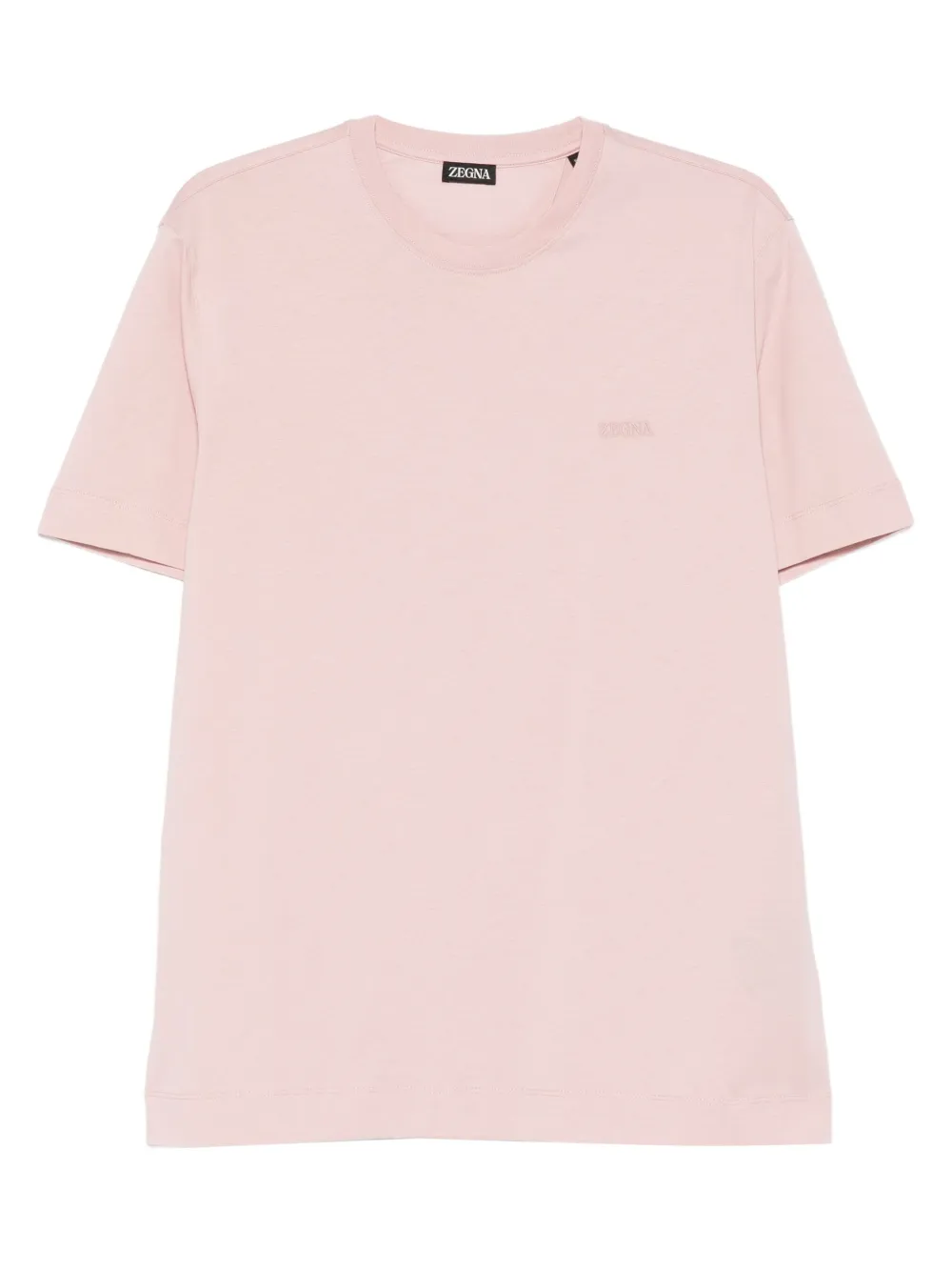 

Футболка с круглым вырезом Zegna, розовый