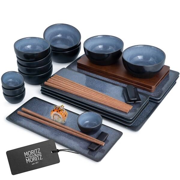 

Набор посуды vida sushi из 29 предметов на 4 персоны. Moritz & Moritz, черный