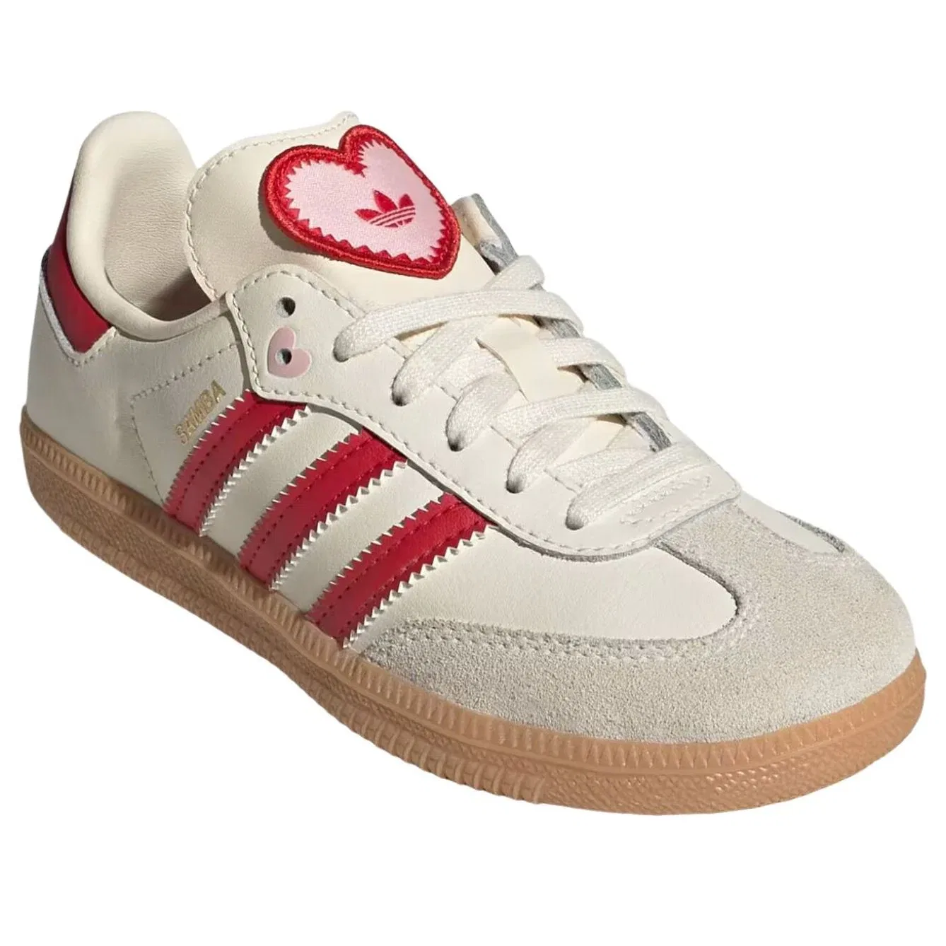 Кроссовки Adidas Samba OG «День святого Валентина» KI6681, красный — фото 2
