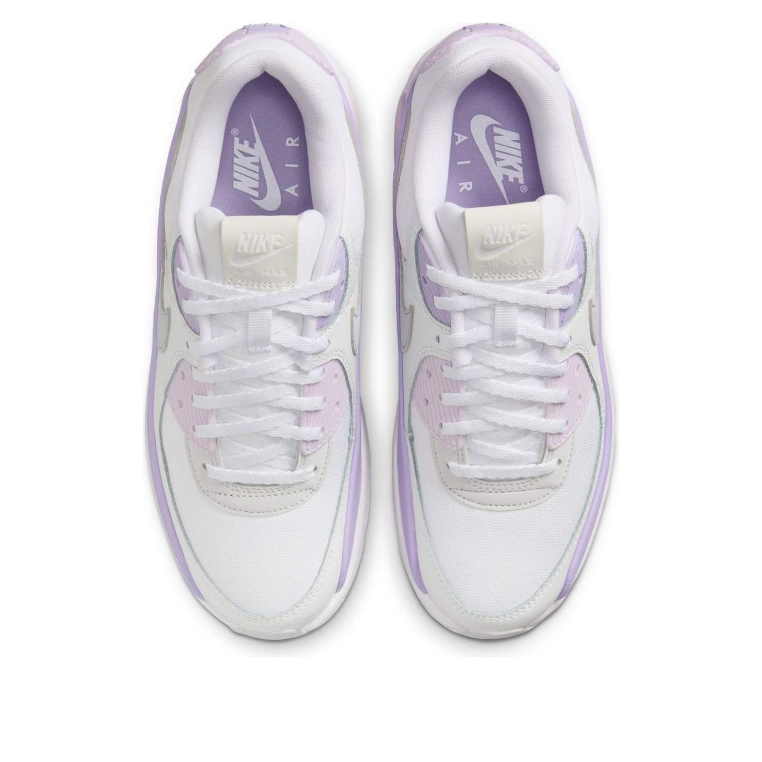 Кроссовки (WMNS) Nike Air Max 90 LV8 'White Hydrangeas Wolf Grey' — фото 4