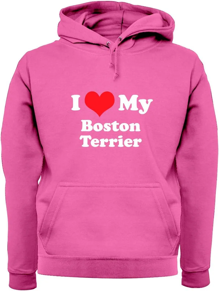 

Толстовка Unisex Premium I Love My Boston Terrier Dressdown