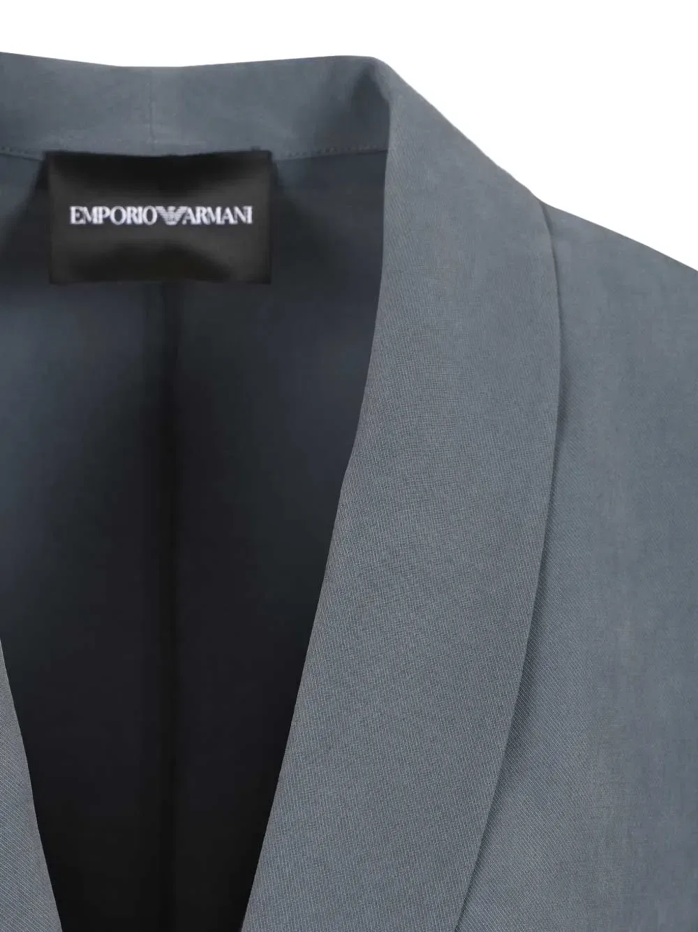 Однопуговичный блейзер Emporio Armani, синий — фото 4