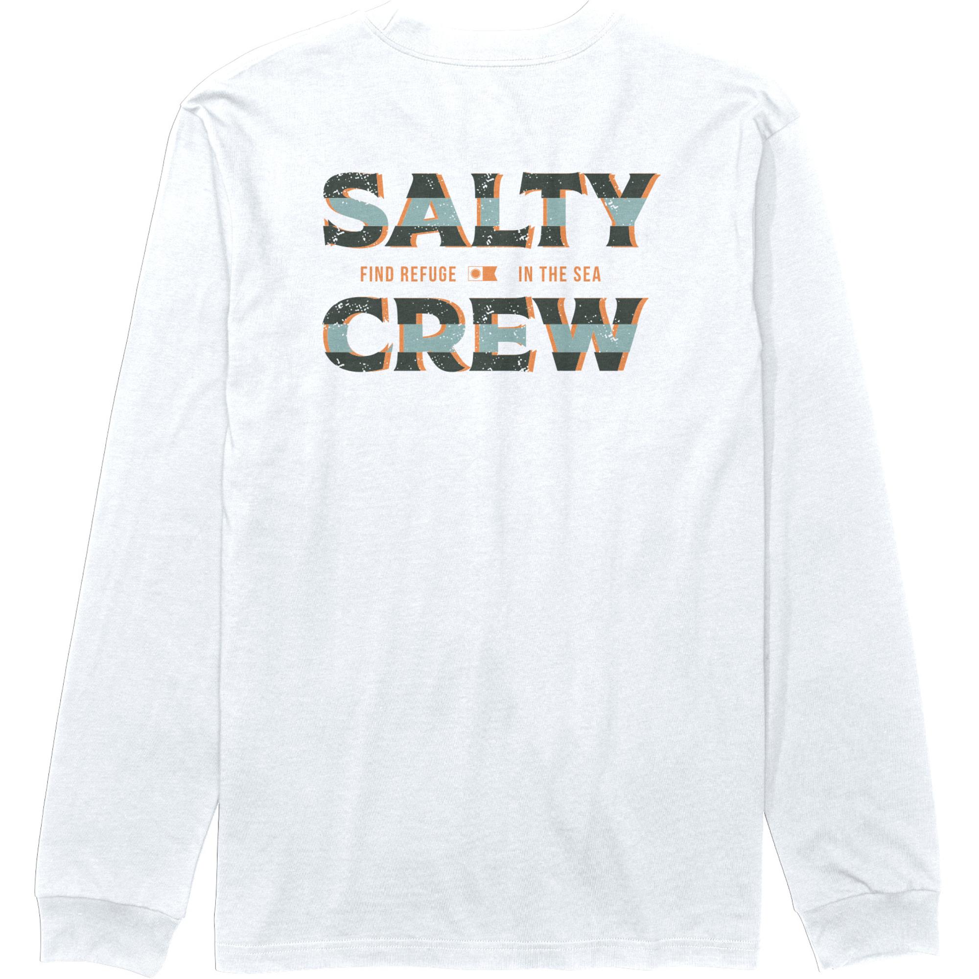 

Мужская футболка с длинным рукавом Offset Salty Crew, White, Белый, Мужская футболка с длинным рукавом Offset Salty Crew, White