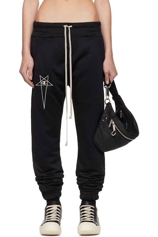 

Чемпионские джоггеры Champion edition Rick Owens, черный