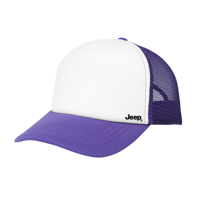 

Бейсболка из полиэстера Unisex Jeep, белый+фиолетовый
