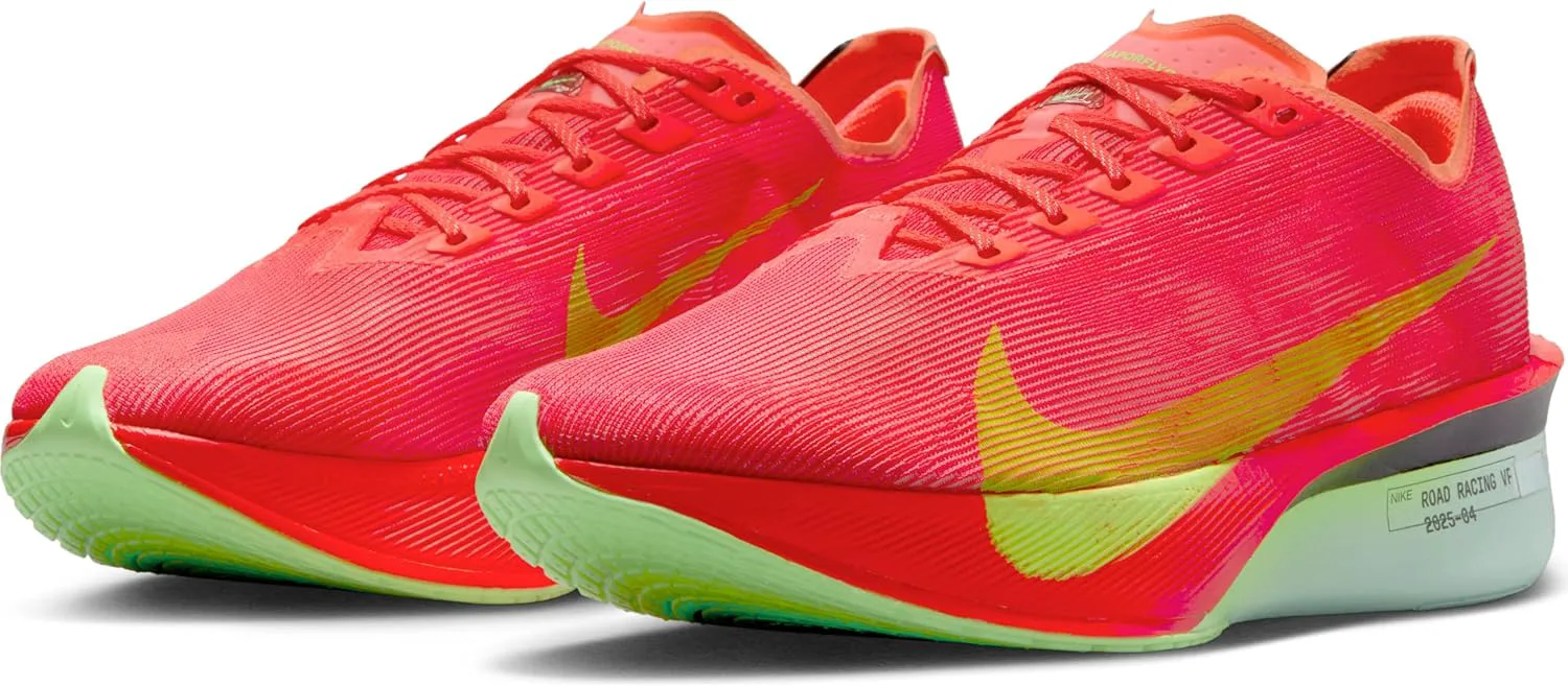 Мужские беговые кроссовки Nike ZoomX Vaporfly Next% 4, ярко-малиновый/мятный/фиолетовый — фото 2