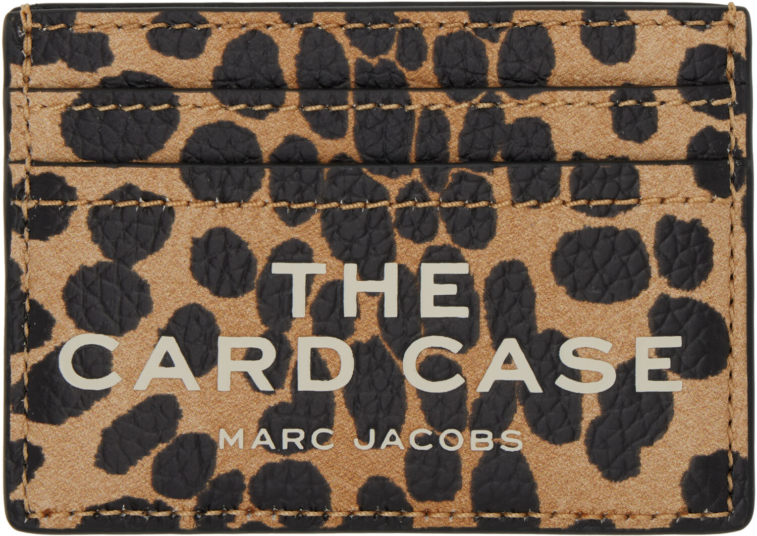 

Держатель для карт бежевого цвета и 'The Leather Card Case' Marc Jacobs