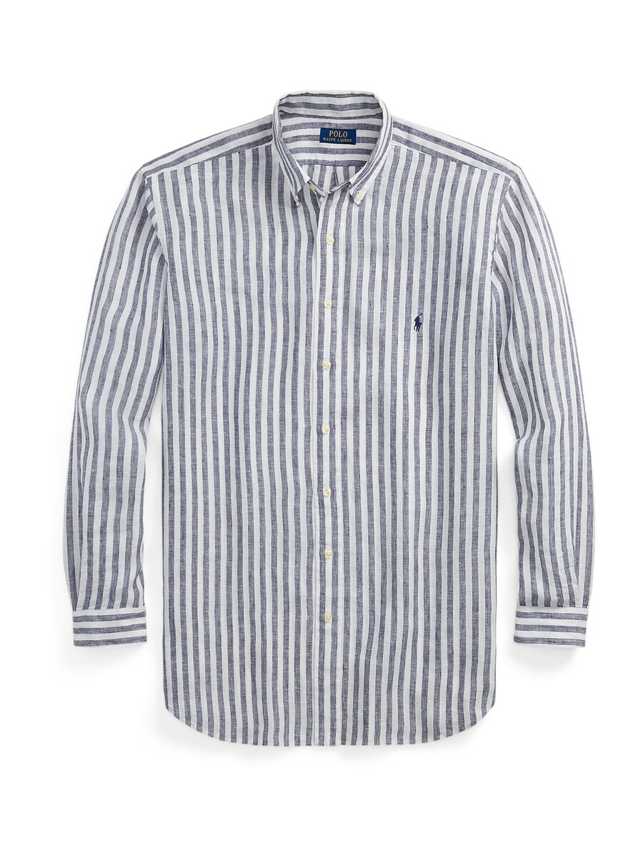 

Рубашка на пуговицах классического кроя Polo Ralph Lauren Big & Tall, цвет Navy/White