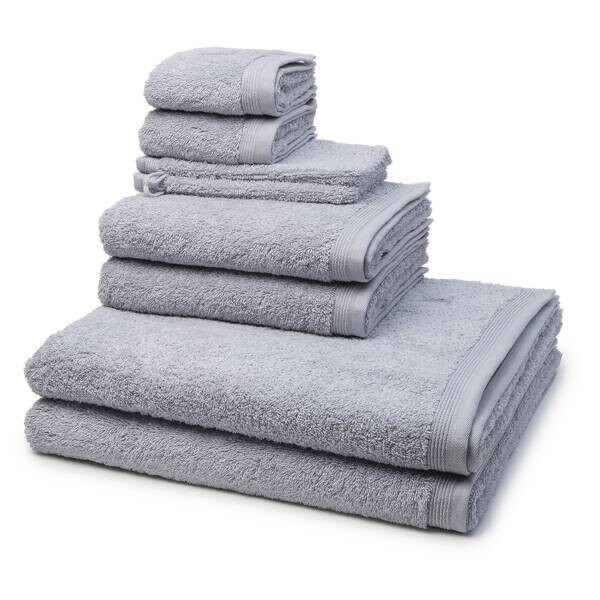 

Superwuschel Набор полотенец Möve (8 шт), 50x1x100 см, серебряный