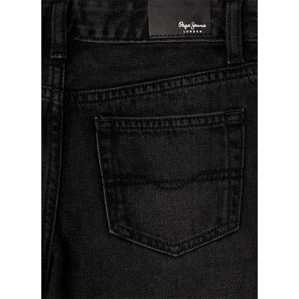 Джинсы Pepe Jeans Wide Leg Fs Lexy Studs high waist jeans, черный — фото 4