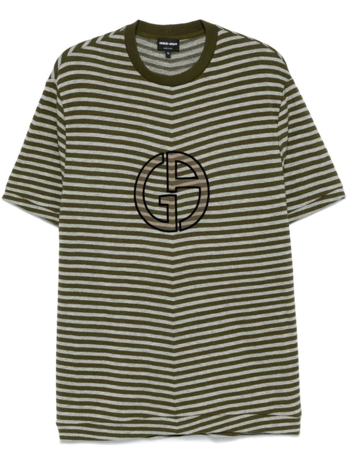 

Футболка с логотипом Giorgio Armani, зеленый