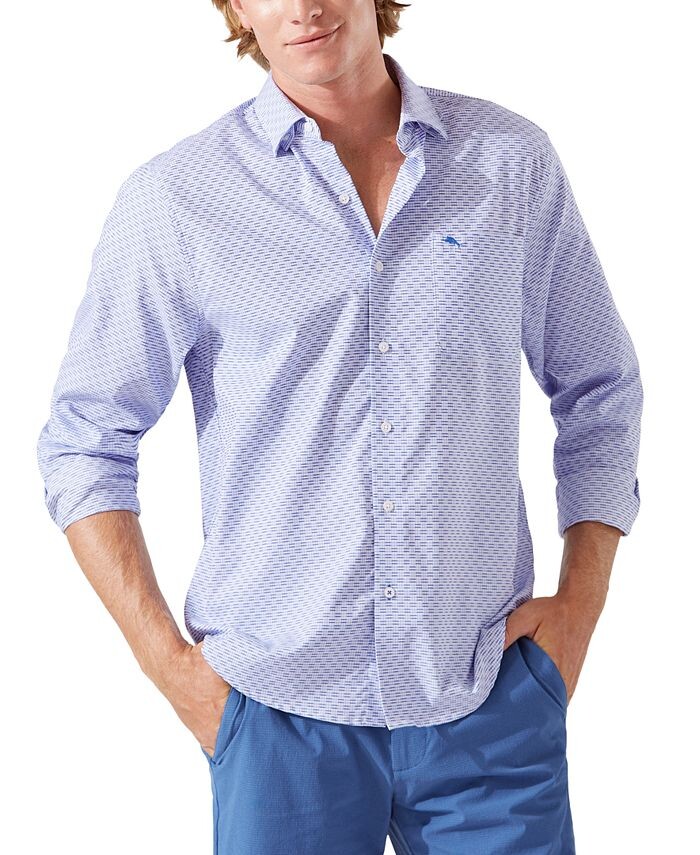 

Мужская рубашка Sarasota стрейч Ventura Tommy Bahama, синий