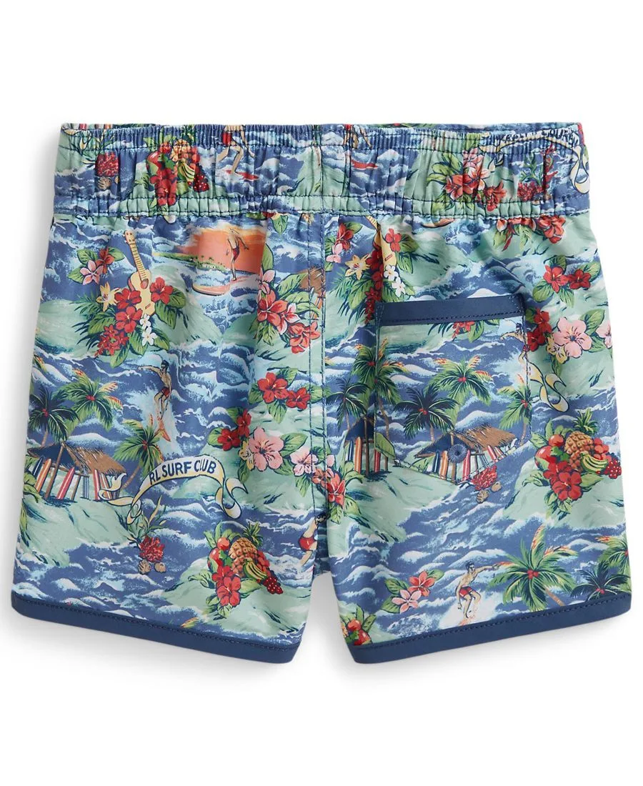 Детские плавки для мальчиков с тропическим принтом Polo Ralph Lauren, Polo Surf Scenic Print — фото 2