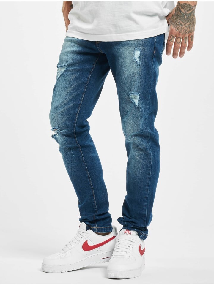 

Джинсы DENIM PROJECT, цвет darkblue destroyed washed