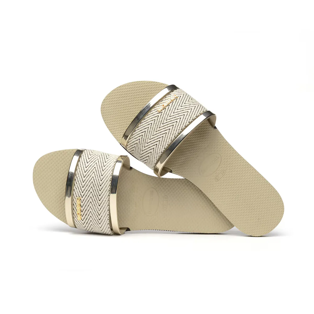Пляжные сандалии Havaianas You Trancoso Premium для женщин, золотой — фото 4