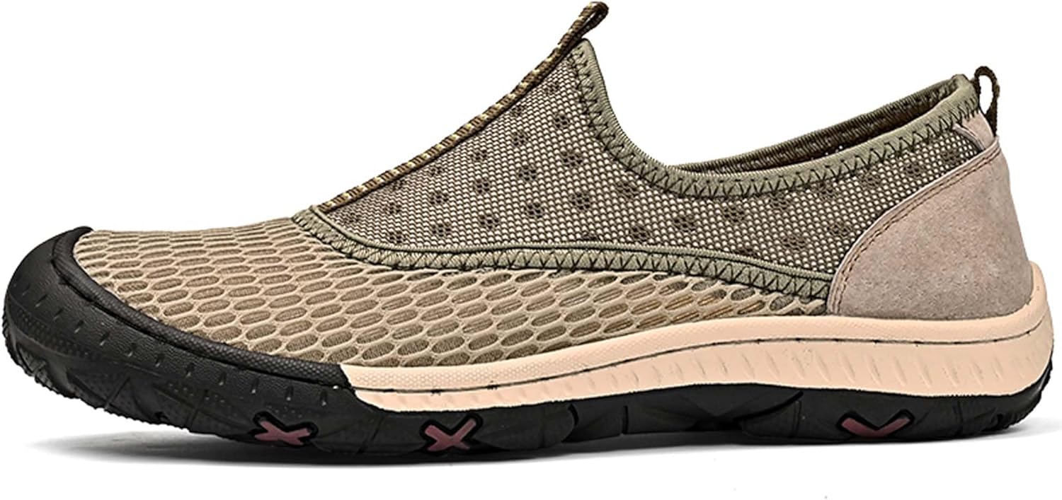 

Мужские водные кроссовки, удобные и дышащие пляжные кроссовки, быстро сохнущие, легкие, мягкие для дайвинга и плавания, серые Ksyvucrd