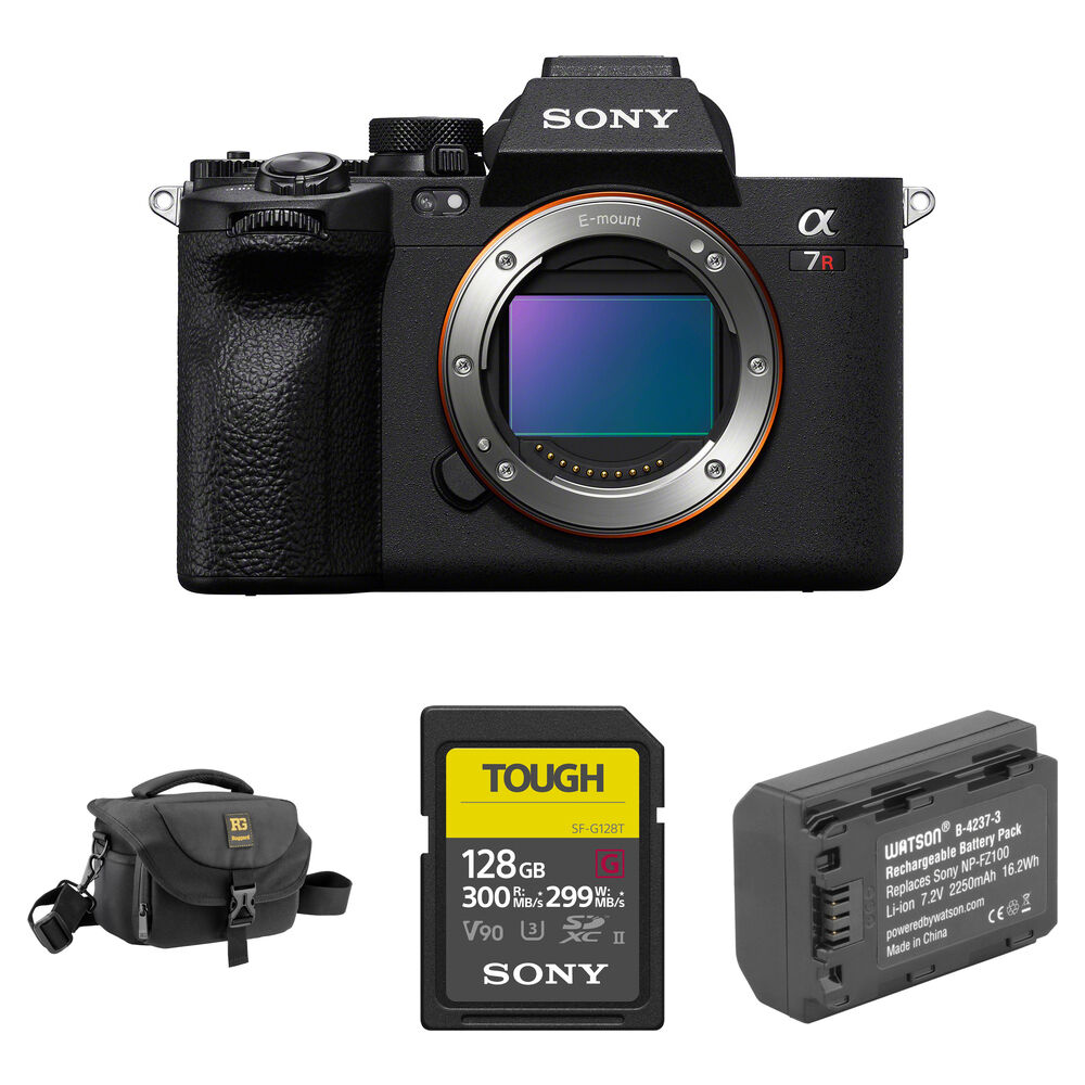 

Беззеркальная камера Sony a7R V Mirrorless Camera with Essentials+ Kit