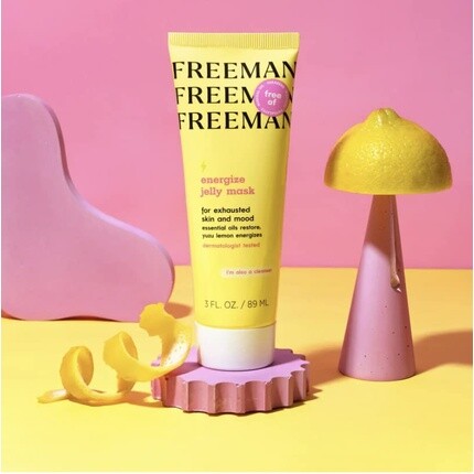

Energize Yuzu Lemon Jelly Facial Mask 3 жидких унции Freeman