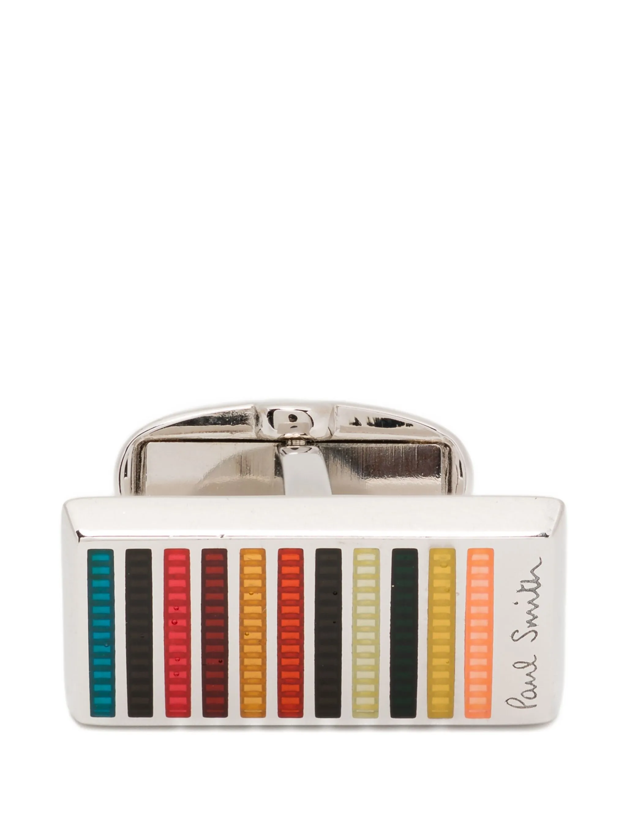 

Запонки Signature Stripe Paul Smith, серебристый