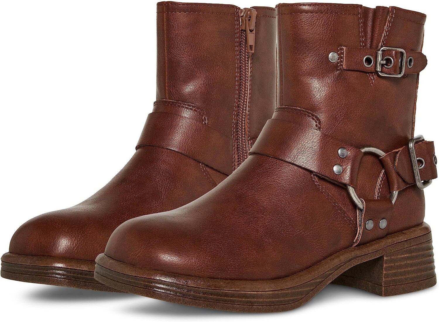 

Мотоботинки Flyer Steve Madden, коричневый