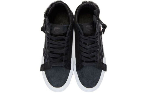 Кроссовки Vans SK8-HI CAP LX 'Black Pony', черный — фото 4
