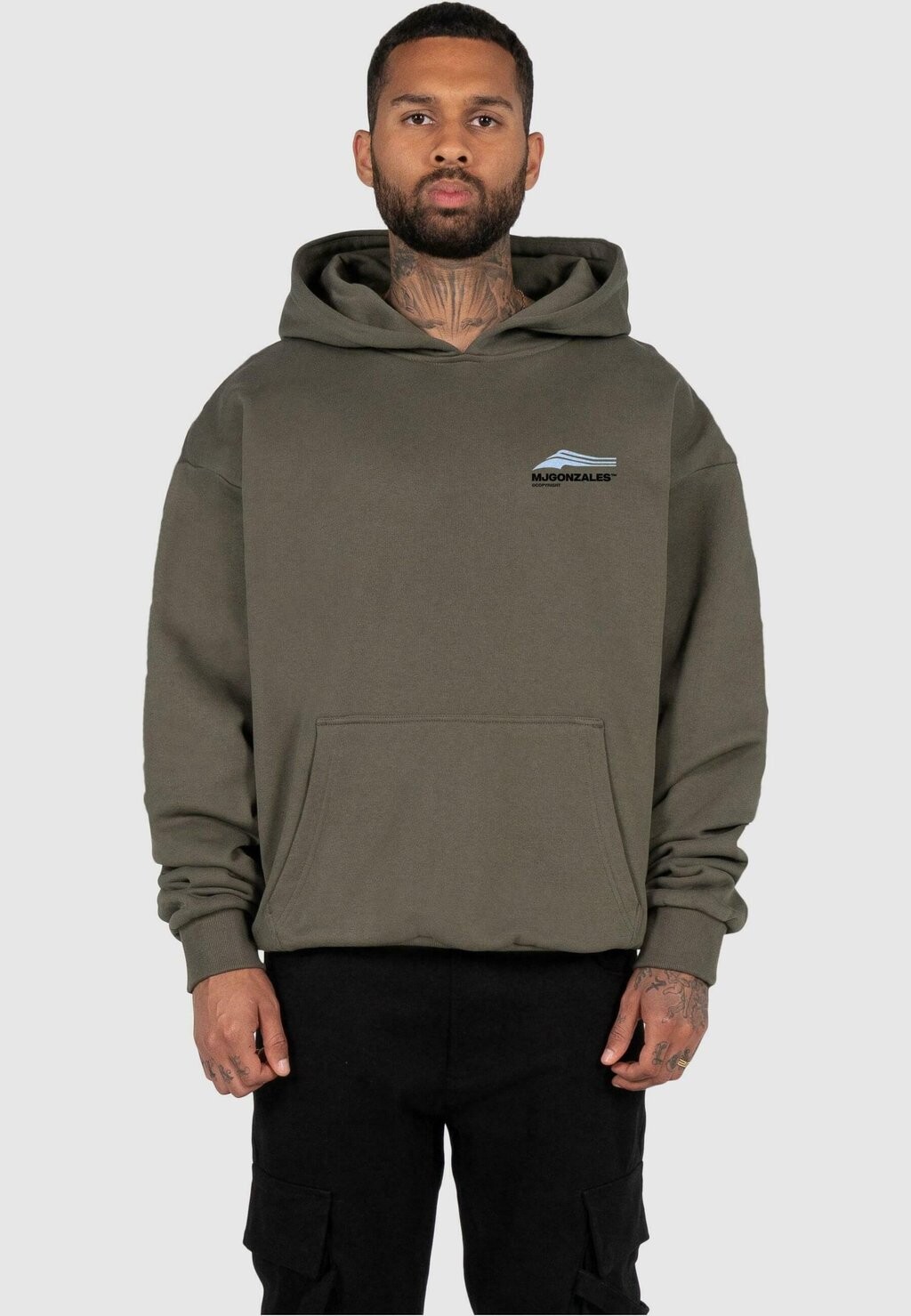 

Толстовка Wave Heavy Oversized MJ Gonzales, цвет olive